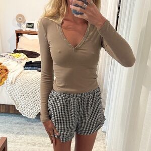 Cotton On Beige Long Sleeve Top